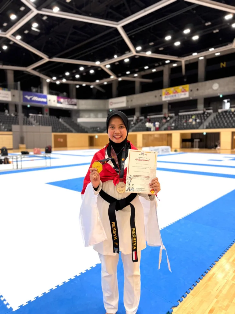 Atlet Taekwondo Sumbar Raih Emas di Kejuaraan Internasional WATA 2026 Jepang