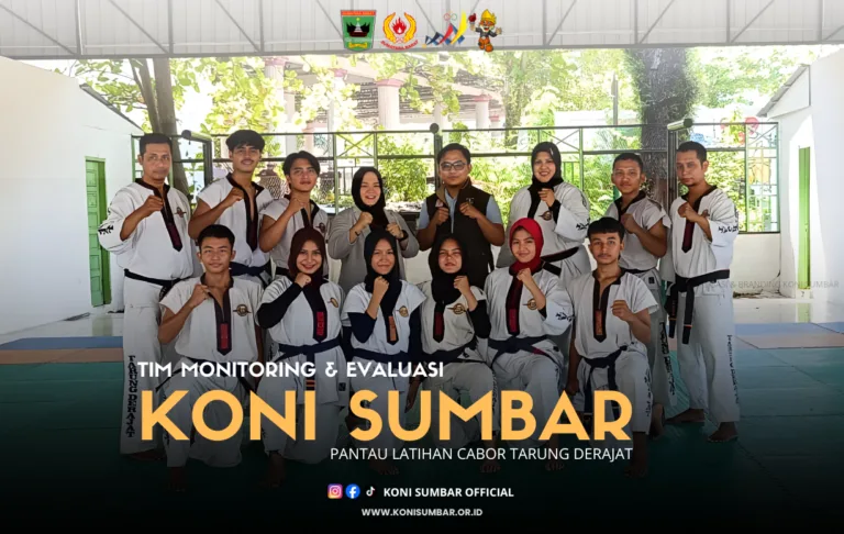 KONI Sumbar Lakukan Monev Tarung Derajat, Fokus Persiapan Kejurnas 2026