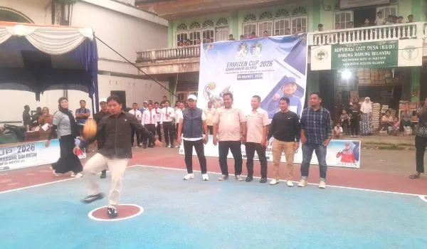Hamdanus Buka Turnamen Sepak Takraw Ermizen Cup 2026 di Pesisir Selatan