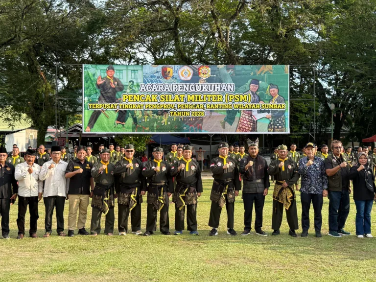 KONI Sumbar Apresiasi Pengukuhan Pencak Silat Militer oleh Pangdam, Dorong Dukungan Porprov