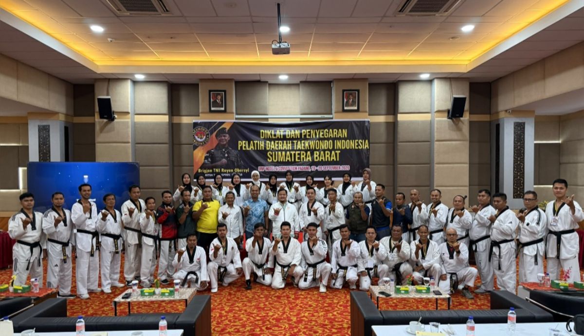 Taekwondo Sumbar Tegaskan Siap 100 Persen Menghadapi Porprov 2–14 Oktober